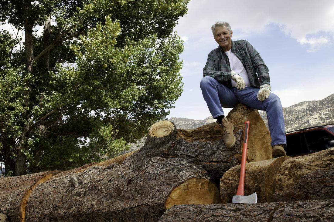 A man taking rest